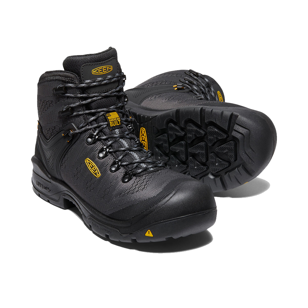 Keen Men's Dearborn 6 Inch Waterproof Work Boots with Carbon-Fiber Toe from Columbia Safety